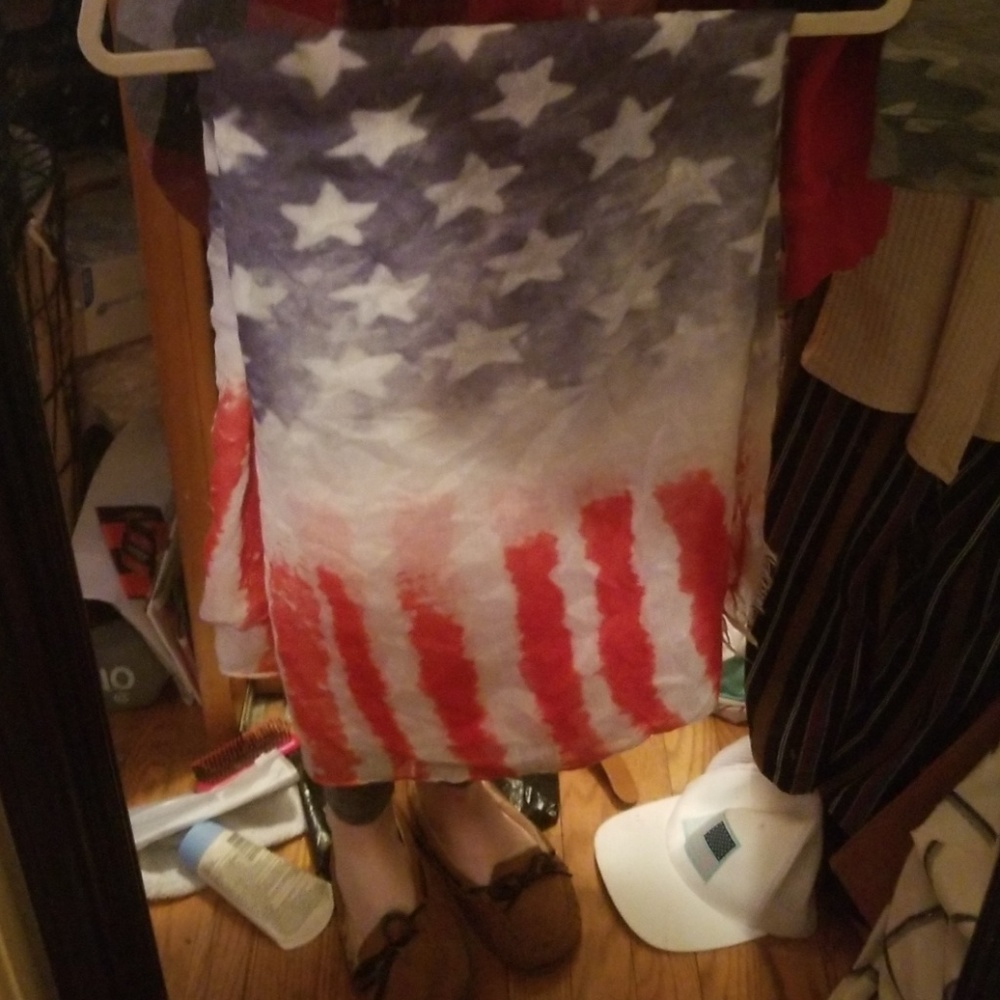 American flag scarf